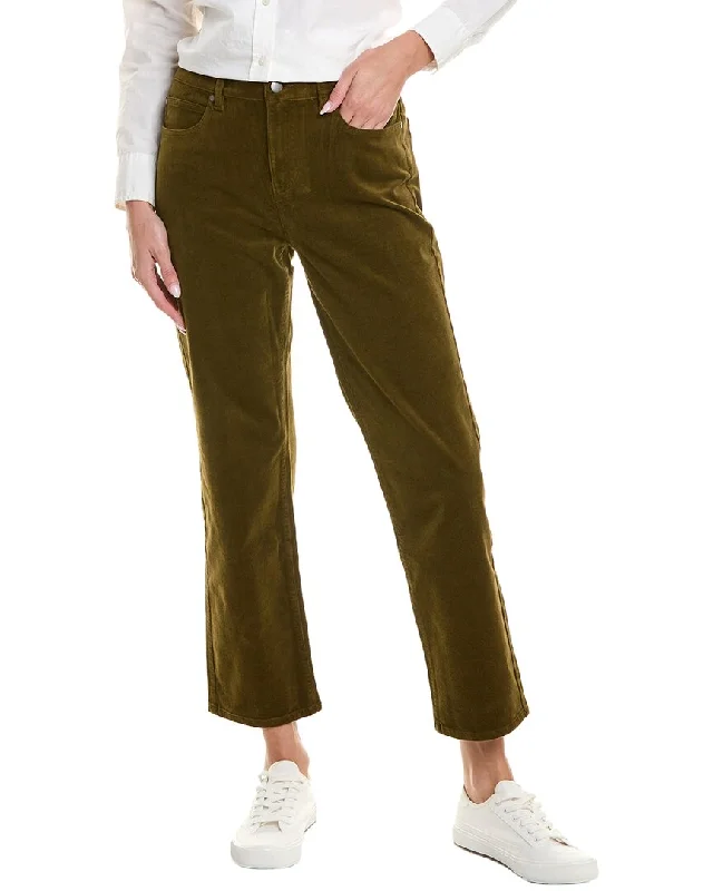 Eileen Fisher High-Waist Straight Ankle Pant