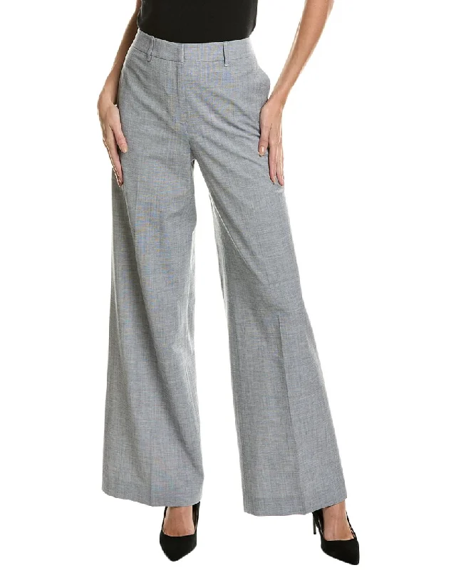 Lafayette 148 New York Dalton Wool-Blend Wide Leg Pant