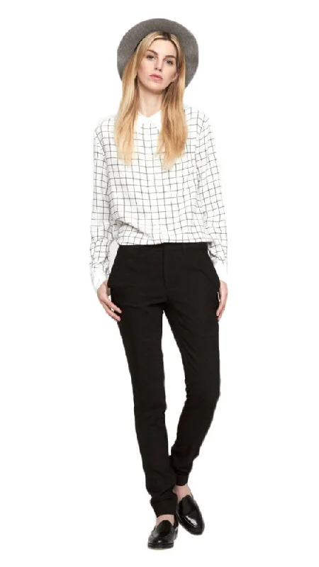 BLK DNM Women's Black Pant 31 #WPP2202 US 8 $395 NWT