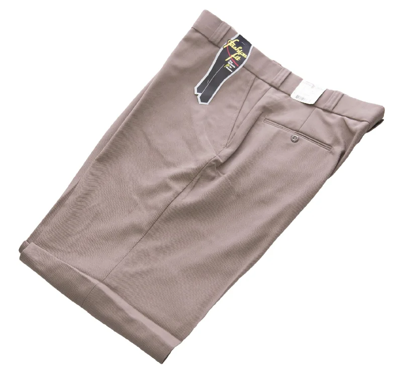 FLYING CROSS Women's Tan UNHEMMED Fashion Fit Uniform Pants #42293 NEW