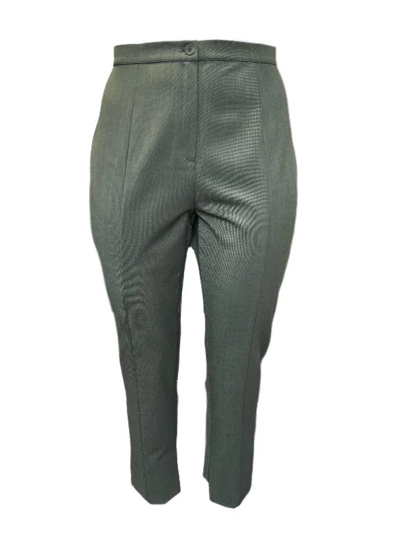 Marina Rinaldi Women's Green Radiale Skinny Pants NWT