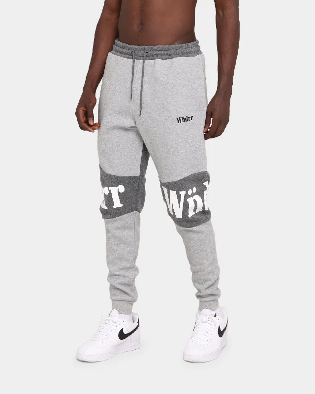 WNDRR Hamilton Tech Track Pant Grey Marle